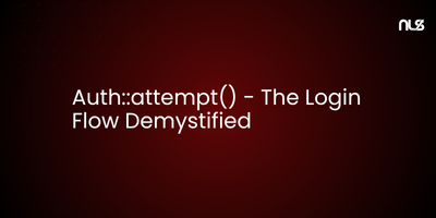 Auth::attempt() - The Login Flow Demystified